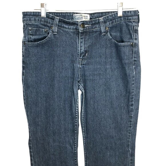 Signature Levi Strauss Low Rise Bootcut Jeans size Misses 12 Medium - Picture 2 of 6
